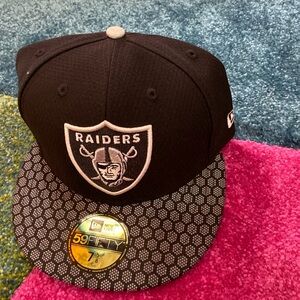 Raiders fitted hat.